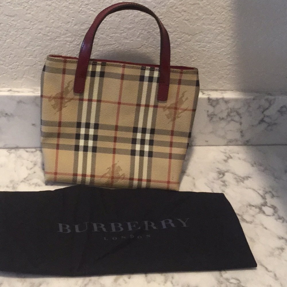 Small  Burberry Tote Bag